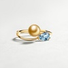 image:imageNONNYL Wife Jewelry Gifts  Genuine South Sea Golden Pearl Jewelry Rings for Women Birthday Jewelry for Girlfriend Valentines Day for Wife Mothers Day for Mom Grandma NO33246