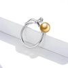 image:imageNONNYL Wife Jewelry Gifts  Genuine South Sea Golden Pearl Jewelry Rings for Women Birthday Jewelry for Girlfriend Valentines Day for Wife Mothers Day for Mom Grandma NO33253