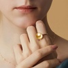 image:imageNONNYL Wife Jewelry Gifts  Genuine South Sea Golden Pearl Jewelry Rings for Women Birthday Jewelry for Girlfriend Valentines Day for Wife Mothers Day for Mom Grandma NO33237