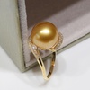 image:imageNONNYL Wife Jewelry Gifts  Genuine South Sea Golden Pearl Jewelry Rings for Women Birthday Jewelry for Girlfriend Valentines Day for Wife NO3323