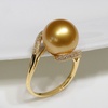 image:imageNONNYL Wife Jewelry Gifts  Genuine South Sea Golden Pearl Jewelry Rings for Women Birthday Jewelry for Girlfriend Valentines Day for Wife NO3323
