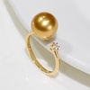 image:imageNONNYL Wife Jewelry Gifts  Genuine South Sea Golden Pearl Jewelry Rings for Women Birthday Jewelry for Girlfriend Valentines Day for Wife NO3332