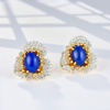 image:imageNonnyl Earrings for WomenSterling Silver Earring Stud for Women  Christmas Gifts for Wife Mom Girlfriend Anniversary Birthday Fine Jewelry NO1154