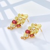 image:imageNonnyl Earrings for WomenSterling Silver Earring Stud for Women  Christmas Gifts for Wife Mom Girlfriend Anniversary Birthday Fine Jewelry NO1180