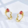 image:imageNonnyl Earrings for WomenSterling Silver Earring Stud for Women  Christmas Gifts for Wife Mom Girlfriend Anniversary Birthday Fine Jewelry NO1191