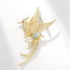 image:imageNonnyl Elegant Pearl Animal Designer Brooch Pins Broches Costume Jewelry For Women Fashion Christmas Gifts Wife Mom Girlfriend Anniversary Birthday Fine Jewelry Gifts for HerGolden Phoenix brooch