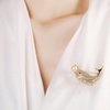 image:imageNonnyl Elegant Pearl Animal Designer Brooch Pins Broches Costume Jewelry For Women Fashion Christmas Gifts Wife Mom Girlfriend Anniversary Birthday Fine Jewelry Gifts for HerDolphin brooch