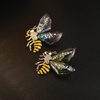 image:imageNonnyl Elegant Pearl Animal Designer Brooch Pins Broches Costume Jewelry For Women Fashion Christmas Gifts Wife Mom Girlfriend Anniversary Birthday Fine Jewelry Gifts for HerBee brooch