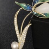 image:imageNonnyl Elegant Pearl Flower Designer Brooch Pins Broches Costume Jewelry For Women Fashion Christmas Gifts Wife Mom Girlfriend Anniversary Birthday Fine Jewelry Gifts for HerWhite magnolia brooch