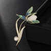 image:imageNonnyl Elegant Pearl Flower Designer Brooch Pins Broches Costume Jewelry For Women Fashion Christmas Gifts Wife Mom Girlfriend Anniversary Birthday Fine Jewelry Gifts for HerWhite magnolia brooch