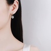 image:imageNonnyl Heart Earrings for Women  Sterling Silver Moissanite Earring for Women Fine Jewelry  Christmas Gifts for Wife Mom Girlfriend Anniversary Birthday Ball