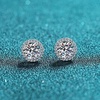 image:imageNonnyl Sterling Silver Earrings for Women  Moissanite Stud Earring for Women Fine Jewelry  Christmas Gifts for Wife Mom Girlfriend Anniversary Birthday