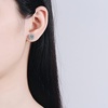image:imageNonnyl Sterling Silver Earrings for Women  Moissanite Stud Earring for Women Fine Jewelry  Christmas Gifts for Wife Mom Girlfriend Anniversary Birthday