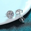 image:imageNonnyl Sterling Silver Earrings for Women  Moissanite Stud Earring for Women Fine Jewelry  Christmas Gifts for Wife Mom Girlfriend Anniversary Birthday