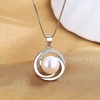 image:imagePearl Necklace amp Real Freshwater Cultured White Pearl Necklaces for Women Jewelry Sterling Silver Pendants 89 mm Pearl 18 inch Chain for Wife Mom Birthday Gifts for Women