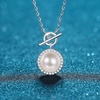 image:imagePearl Necklaces for Women Jewelry Gifts Sterling Silver Genuine White Freshwater Cultured Pearls Pendant Necklace 18 inch Chain