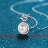 image:imagePearl Necklaces for Women Jewelry Gifts Sterling Silver Genuine White Freshwater Cultured Pearls Pendant Necklace 18 inch Chain