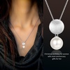 image:imagePearl NecklacesGifts for Women WifeGift for Wife Wedding Birthday Anniversary JewelryMom Girlfriend Her Mothers Day Gifts for Mom Women Valentines Day Christmas Day Gifts NO002