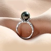 image:imageTahitian Black Pearl Rings Jewelry For Women Fashion Christmas Gifts Wife Mom Girlfriend Anniversary Birthday Fine Jewelry Gifts for Her NO33216