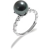 image:imageTahitian Black Pearl Rings Jewelry For Women Fashion Christmas Gifts Wife Mom Girlfriend Anniversary Birthday Fine Jewelry Gifts for Her NO33216