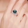 image:imageTahitian Black Pearl Rings Jewelry For Women Fashion Christmas Gifts Wife Mom Girlfriend Anniversary Birthday Fine Jewelry Gifts for Her NO33222