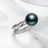 image:imageTahitian Black Pearl Rings Jewelry For Women Fashion Christmas Gifts Wife Mom Girlfriend Anniversary Birthday Fine Jewelry Gifts for Her NO33222