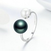 image:imageTahitian Black Pearl Rings Jewelry For Women Fashion Christmas Gifts Wife Mom Girlfriend Anniversary Birthday Fine Jewelry Gifts for Her NO33224