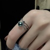 image:imageTahitian Black Pearl Rings Jewelry For Women Fashion Christmas Gifts Wife Mom Girlfriend Anniversary Birthday Fine Jewelry Gifts for Her NO33226