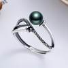 image:imageTahitian Black Pearl Rings Jewelry For Women Fashion Christmas Gifts Wife Mom Girlfriend Anniversary Birthday Fine Jewelry Gifts for Her NO33226