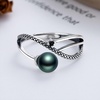 image:imageTahitian Black Pearl Rings Jewelry For Women Fashion Christmas Gifts Wife Mom Girlfriend Anniversary Birthday Fine Jewelry Gifts for Her NO33226