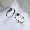 image:imageTahitian Black Pearl Rings Jewelry For Women Fashion Christmas Gifts Wife Mom Girlfriend Anniversary Birthday Fine Jewelry Gifts for Her NO33229