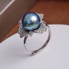 image:imageTahitian Black Pearl Rings Jewelry For Women Fashion Christmas Gifts Wife Mom Girlfriend Anniversary Birthday Fine Jewelry Gifts for Her NO33241