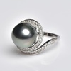 image:imageTahitian Black Pearl Rings Jewelry For Women Fashion Christmas Gifts Wife Mom Girlfriend Anniversary Birthday Fine Jewelry Gifts for Her NO33245