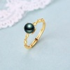 image:imageTahitian Black Pearl Rings Jewelry For Women Fashion Christmas Gifts Wife Mom Girlfriend Anniversary Birthday Fine Jewelry Gifts for Her NO33250
