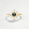 image:imageTahitian Black Pearl Rings Jewelry For Women Fashion Christmas Gifts Wife Mom Girlfriend Anniversary Birthday Fine Jewelry Gifts for Her NO33259