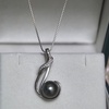 image:imageTahitian Black PearlEarrings Tahitian Black PearlNecklace Gift for Wife Wedding Birthday Anniversary Jewelry