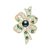 image:imageBlack Tahiti Pearl Brooch Broches Jewelry For Women Fashion Christmas Gifts Wife Mom Girlfriend Anniversary Birthday Fine Jewelry Gifts for Her NO11337