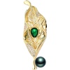 image:imageBlack Tahiti Pearl Brooch Broches Jewelry For Women Fashion Christmas Gifts Wife Mom Girlfriend Anniversary Birthday Fine Jewelry Gifts for Her NO11332