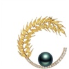 image:imageBlack Tahiti Pearl Brooch Broches Jewelry For Women Fashion Christmas Gifts Wife Mom Girlfriend Anniversary Birthday Fine Jewelry Gifts for Her NO11349