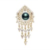 image:imageBlack Tahiti Pearl Brooch Broches Jewelry For Women Fashion Christmas Gifts Wife Mom Girlfriend Anniversary Birthday Fine Jewelry Gifts for Her NO11347