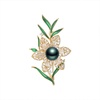 image:imageBlack Tahiti Pearl Brooch Broches Jewelry For Women Fashion Christmas Gifts Wife Mom Girlfriend Anniversary Birthday Fine Jewelry Gifts for Her NO11345