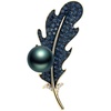 image:imageBlack Tahiti Pearl Brooch Broches Jewelry For Women Fashion Christmas Gifts Wife Mom Girlfriend Anniversary Birthday Fine Jewelry Gifts for Her NO11343