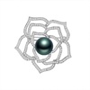 image:imageBlack Tahiti Pearl Brooch Broches Jewelry For Women Fashion Christmas Gifts Wife Mom Girlfriend Anniversary Birthday Fine Jewelry Gifts for Her NO11353