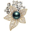 image:imageBlack Tahiti Pearl Brooch Broches Jewelry For Women Fashion Christmas Gifts Wife Mom Girlfriend Anniversary Birthday Fine Jewelry Gifts for Her NO11357