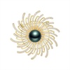 image:imageBlack Tahiti Pearl Brooch Broches Jewelry For Women Fashion Christmas Gifts Wife Mom Girlfriend Anniversary Birthday Fine Jewelry Gifts for Her NO11350