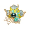 image:imageBlack Tahiti Pearl Brooch Broches Jewelry For Women Fashion Christmas Gifts Wife Mom Girlfriend Anniversary Birthday Fine Jewelry Gifts for Her NO11360