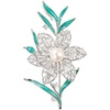 image:imageGifts for Wife Anniversary Brooch for Women Pearl Brooch Real 910mm AAA Quality Handpicked Nature Pearls and D Color Moissanite  Gifts for Mom Girlfriend Her NO11432