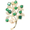 image:imageGifts for Wife Anniversary Brooch for Women Pearl Brooch Real 910mm AAA Quality Handpicked Nature Pearls and D Color Moissanite  Gifts for Mom Girlfriend Her NO11357