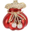 image:imageGifts for Wife Anniversary Brooch for Women Pearl Brooch Real 910mm AAA Quality Handpicked Nature Pearls and D Color Moissanite  Gifts for Mom Girlfriend Her NO11348
