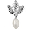image:imageGifts for Wife Anniversary Brooch for Women Pearl Brooch Real 910mm AAA Quality Handpicked Nature Pearls and D Color Moissanite  Gifts for Mom Girlfriend Her NO11383
